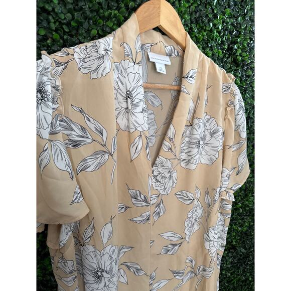 Liz Claiborne, Lightweight Floral Blouse Women’s size 1X - Picture 3 of 6